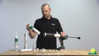 Metabo Akku Kartuschenpistole Cordless Caulking Gun KPA 18 LTX 400 600 [upl. by Clymer]