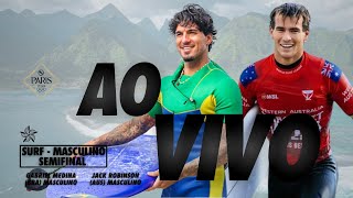 AO VIVO SEMIFINAL  SURFE MASCULINO  OLIMPÍADAS 2024 olimpiadas2024 aovivo AO VIVO [upl. by Aihtniroc698]