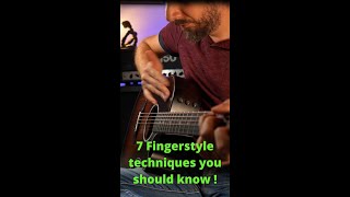 7 Fingerstyle techniques on Somebody that i used to know by Gotye [upl. by Bahe]