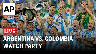 LIVE Argentina wins Copa America title beats Colombia 10 watch party [upl. by Camellia]