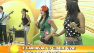 Roraima e Luciana dão canja no Cidade Viva com musicas de carnaval [upl. by Onitnelav]