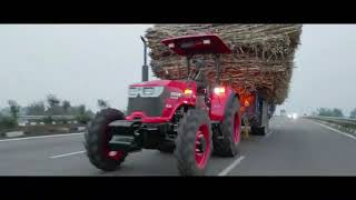 Kartar Globetrac 5936  30 feet sugarcane trolley  kirloskar 4 cylinder engine [upl. by Canada419]