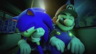 MARIO Y SONIC EN EL BUS EQUIVOCADO Lythero Animation  Fandub Español [upl. by Diannne]