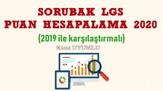 SORUBAK LGS PUAN HESAPLAMA 2020 [upl. by Aihsik]