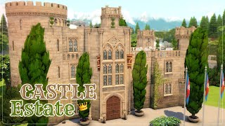 Замок🏰│Строительство│Castle Estate│SpeedBuild│NO CC The Sims 4 [upl. by Culberson903]