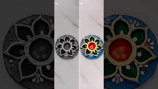 Diya stand using MDF board and clay  diy  craft diwalispecialcraft ytshorts shorts [upl. by Bonaparte]