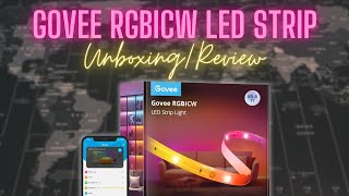 Govee RGBICW LED Strip Lights  Unboxing and Review  A Colorful Symphony for Your Space [upl. by Elatia]