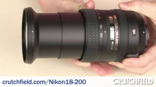 Nikon AFS DX 18200mm f3556G ED VR II Zoom Lens  Crutchfield Video [upl. by Anilosi]