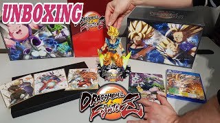 UNBOXING DRAGON BALL FIGHTERZ COLLECTOR EDITION [upl. by Shannen]