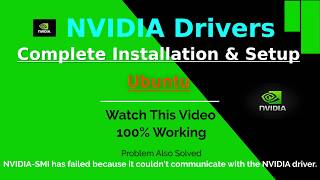 Install Nvidia Driver Ubuntu 2004  Linux  Complete Installation amp Setup  100 Working [upl. by Seumas]