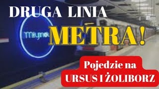 DRUGA LINIA METRA w Warszawie Zostanie Przedłużona Linia M2 Pojedzie Na Ursus Żerań i Żoliborz [upl. by Esenaj]