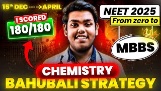 NEET 2025  Score 180180 In Chemistry  Complete Syllabus in 100 Days Strategy neetchemistry [upl. by Rossuck]