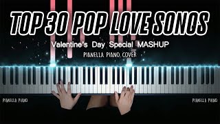 POP PIANO MASHUP  30 TOP HITS IN 65 MINUTES  Piano Cover by Pianella Piano [upl. by Westphal]