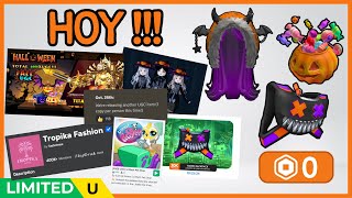 💖EVENTOS PARA HOY 25 DE OCTUBRE  roblox free item gratis cabello event ugc halloween [upl. by Cristionna]