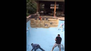 Pool replaster mix mojavetahoe blue [upl. by Trembly]