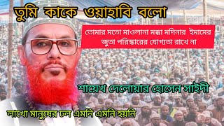 শায়েখ দেলোয়ার হোসেন সাইদী। Delowar Hossen saidi waz Viral waz [upl. by Enitselec]