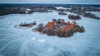 Trakų Pilis žiemą [upl. by Trula]