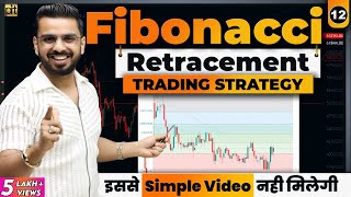 Fibonacci Retracement Trading Strategy in Share Market  Technical Analysis [upl. by Norse]