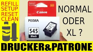 Canon PG 545  Patrone Normal oder XL kaufen [upl. by Ayekehs343]