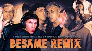 REACCION BESAME REMIX [upl. by Hpseoj801]