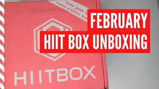 February Hiit Box Unboxing amp Review [upl. by Iahc]