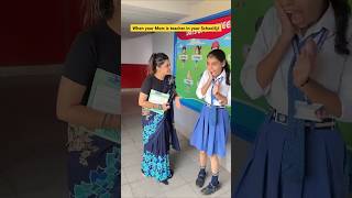 When your Mother is a Teacher 👩‍🏫😂 shorts funnyshorts ytshorts teacherlife [upl. by Aeirdna]