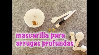 Mascarilla para arrugas profundas [upl. by Geesey]