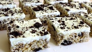 COOKIES amp CREAM RICE KRISPIE TREATS [upl. by Beora108]