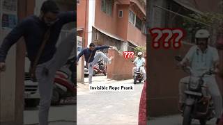 Tricking Strangers with Invisible Rope Prank🤣 [upl. by Irb270]