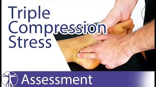 Triple Compression Stress Test  Tarsal Tunnel Syndrome [upl. by Drannek]