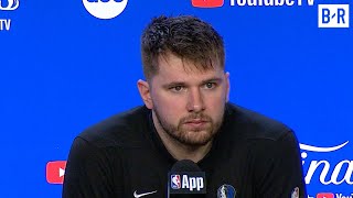 Luka Doncic Reacts to Fouling Out amp Going Down 03 in the NBA Finals  Full Press Conference [upl. by Ramgad]