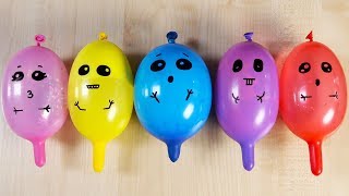 Making Slime With Funny Balloons  Satisfying Relaxing Slime Video  Part 5 [upl. by Ahsiuqal27]