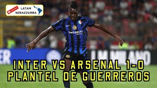 Inter vs Arsenal 10  Plantel de Guerreros  Çalhanoğlu [upl. by Magnien917]