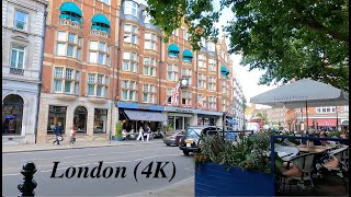 Belgravia London UK 4k walk tour  ロンドンの裕福街・ベルグラビア地区をゆく【４K高画質イギリス散歩】 [upl. by Nolyd]