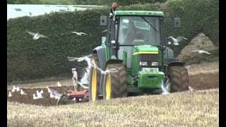 John Deere 6910 ploughing [upl. by Purse]