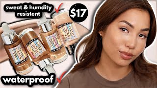 WATERPROOF 💦 THE VIRAL MAYBELLINE SUPERSTAY SKIN TINT  OILY SKIN WEAR TEST [upl. by Lyall]