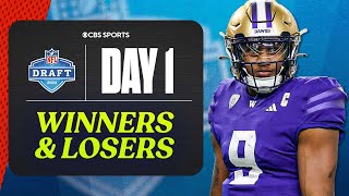 BIGGEST Winners amp Losers From Day 1 of the 2024 NFL Draft I CBS Sports [upl. by Aseuqram]