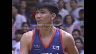 ELIMINATION ROUND SUNKIST BOTTLERS VS GINEBRA SAN MIGUEL  4TH QUARTER  1996 COMMISSIONERS CUP [upl. by Stockmon687]