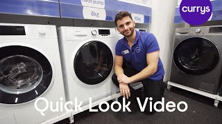 Hotpoint NDD 9725 DA UK 9 kg Washer Dryer  White  Quick Look [upl. by Gilles]