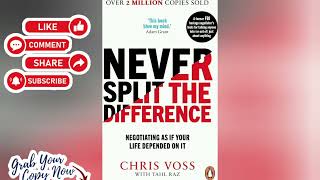 🌟 Never Split the Difference by Chris Voss  BOOK SUMMARY  Key Takeaways from the book [upl. by Naujad]