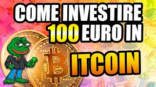 Come investire 100 euro in BITCOIN  🔥 Crea il TUO portafoglio CRYPTO 🚀 [upl. by Namrac]