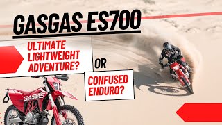 GasGas ES700 Review  Adventure sand and single trail [upl. by Ayotl]