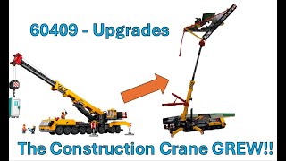 LEGO 60409  Upgrades to the Mobile construction crane [upl. by Yarw395]