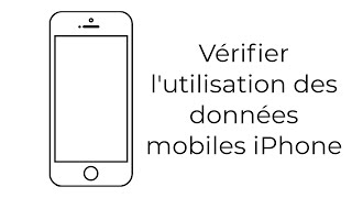 Vérifier lutilisation des données mobiles iPhone [upl. by Mackler]