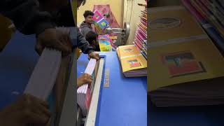 Register making advikanotebook machine notebookfactory shortvideo copybook cuttingmachine [upl. by Arreic]