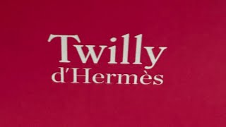 UNBOXING Twilly dHERMES [upl. by Eb]