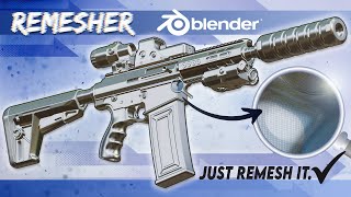 Master the Remesher Ultimate Guide to Hard Surface Art in Blender [upl. by Nicolis]