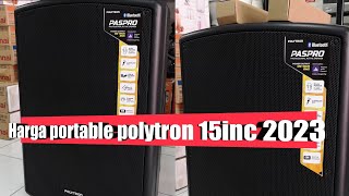 harga speaker Polytron 15 inch 2023 [upl. by Zaremski]