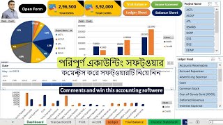 Automation ledger trial balance balance sheet income statement Excel VBA in Bangla [upl. by Teragram]