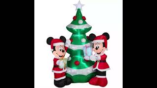 NEW FOR 2024 Sam’s Club Mixed Media Mickey and Minnie W Tree Christmas Inflatable [upl. by Karola]